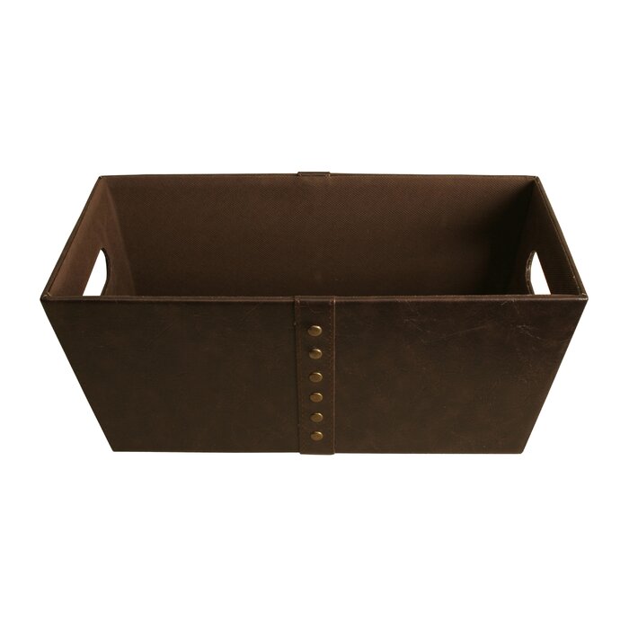 Gracie Oaks Luxurious Faux Leather Cube & Reviews | Wayfair