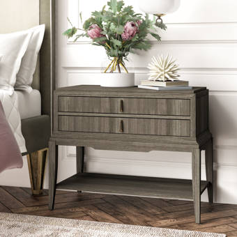 Fine Furniture Design Fusion Harmony 2 Drawer Solid Wood Nightstand Perigold