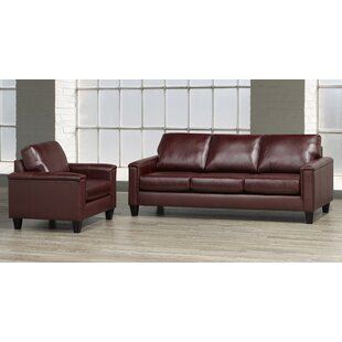 Deboer 2 Piece Leather Living Room Set by Darby Home Co