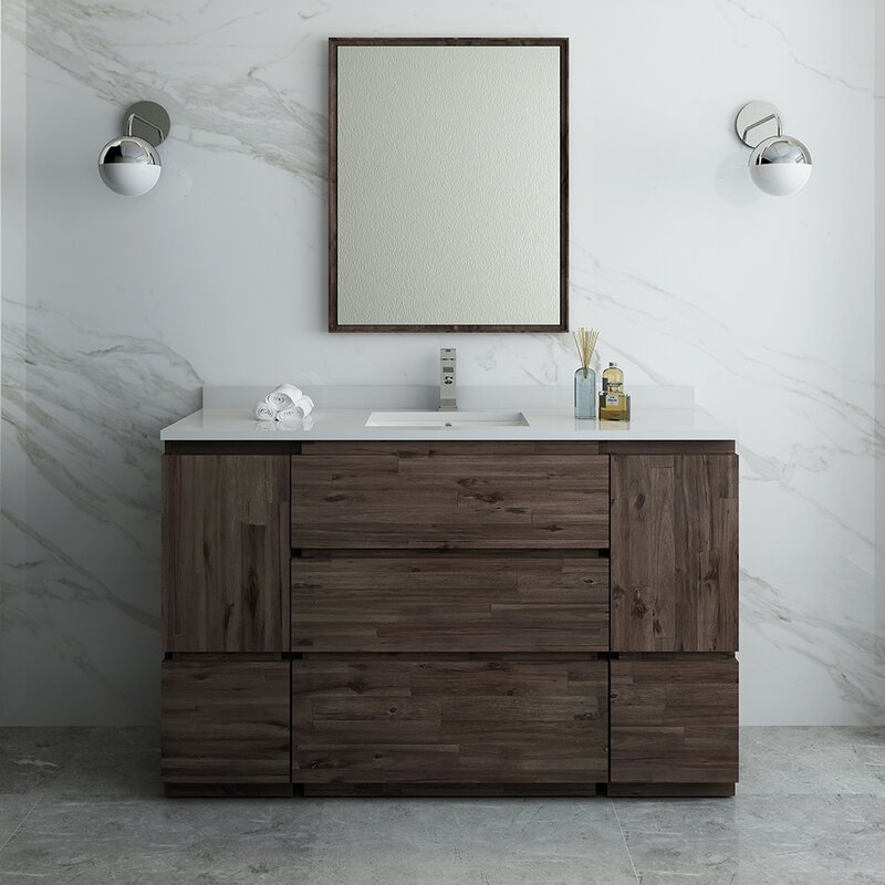 Fresca Formosa 54 Single Bathroom Vanity Set With Mirror Wayfair