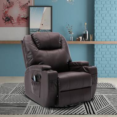 abbotts faux leather recliner