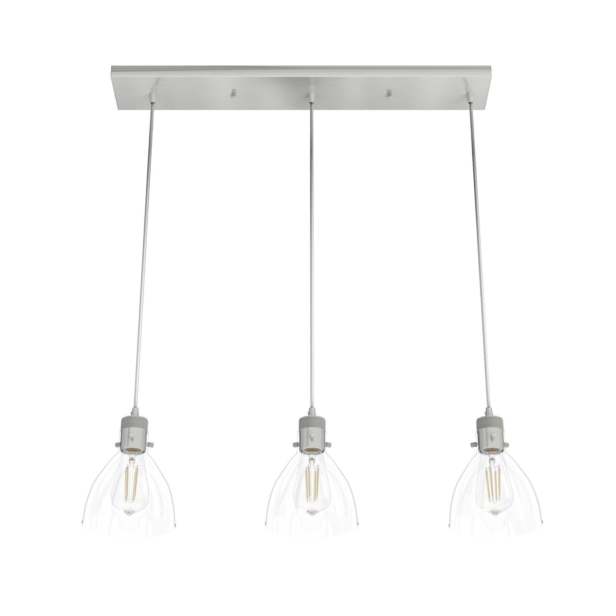 linear cluster pendant light