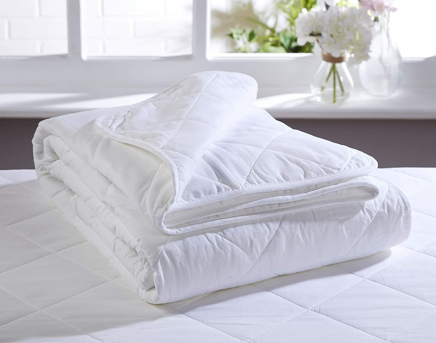 2.5 Tog Double Anti Allergy 2.5 Tog Double Size Duvet Quilt Hollowfibre Corovin Summer Cool UK Made