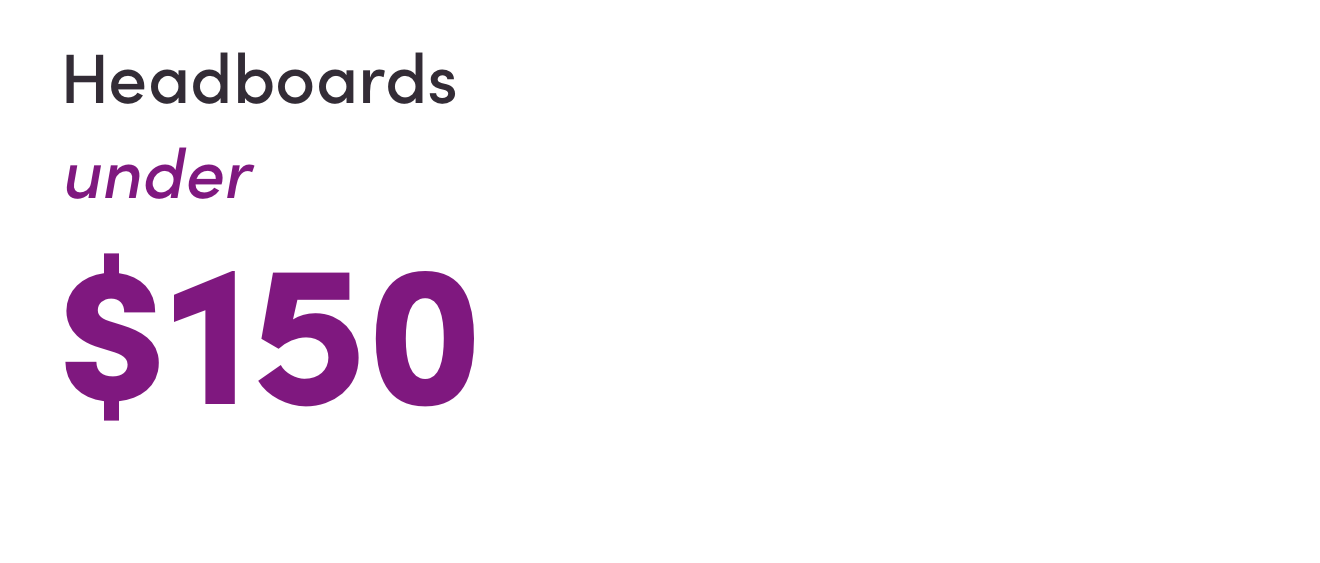 Headboards under $150