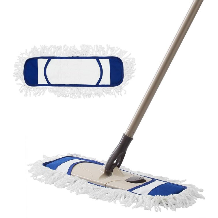 MICROFIBER FLAT MOP PADS WET/DRY FLOOR REPLACE MOPS HEADS CLEANING SCRUBBING 86