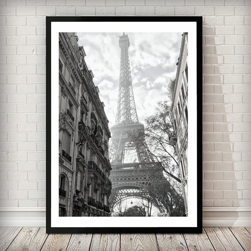 East Urban Home Eiffel Tower - Picture Frame Photograph | Wayfair.co.uk