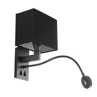 Bedroom Wall Reading Lights Wayfair Reading 1 Light Armed Sconce