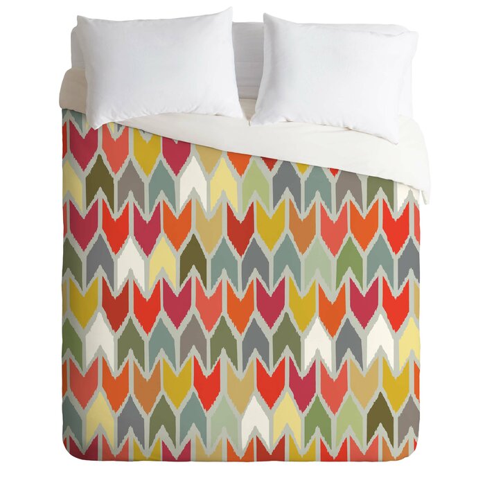 East Urban Home Chevron Duvet Cover Wayfair