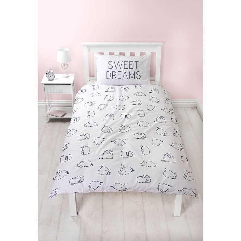 Character World Pusheen Sweet Polyester Single Reversible Duvet