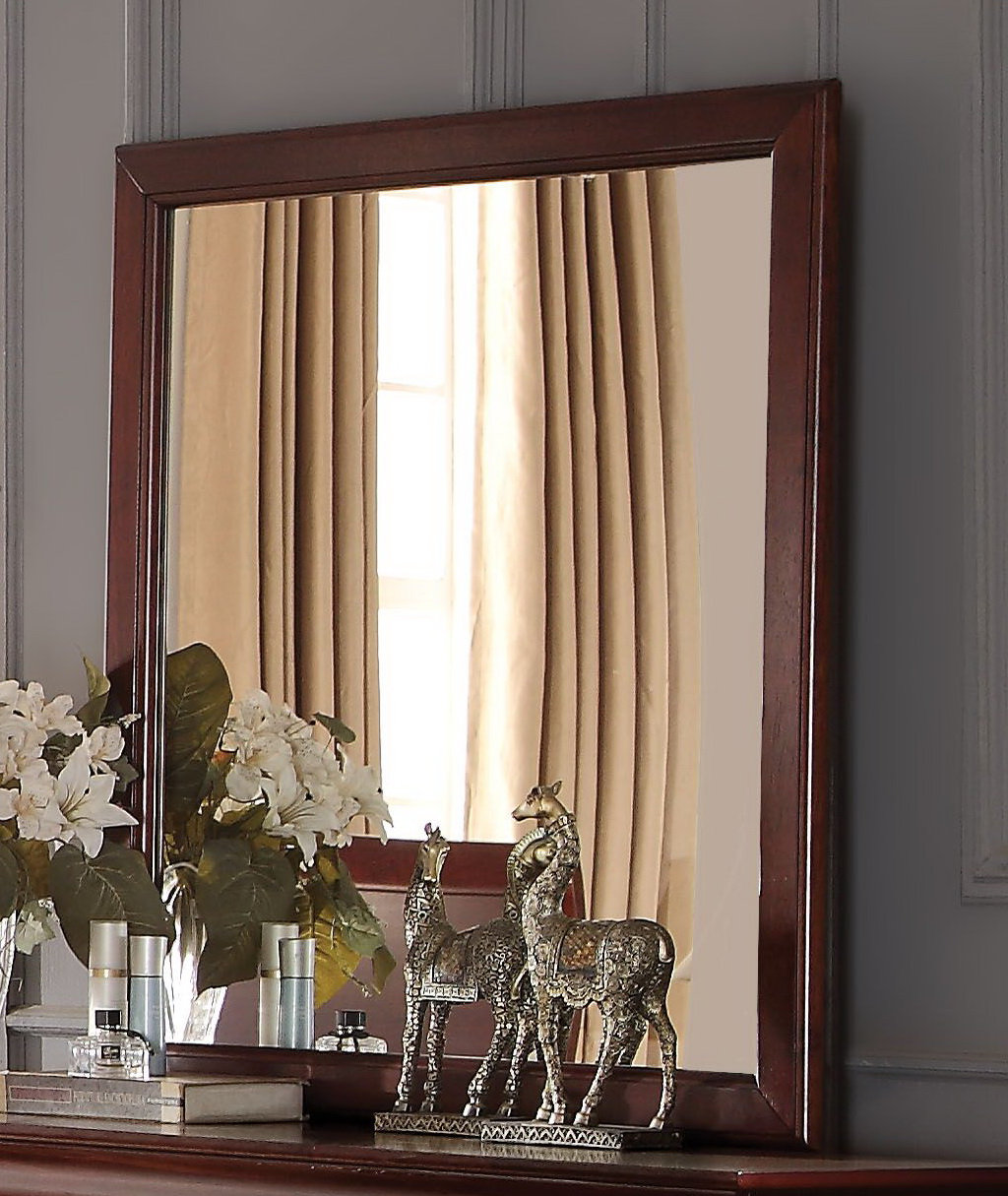 Lark Manor Engstrom Rectangle Wood Dresser Mirror & Reviews Wayfair