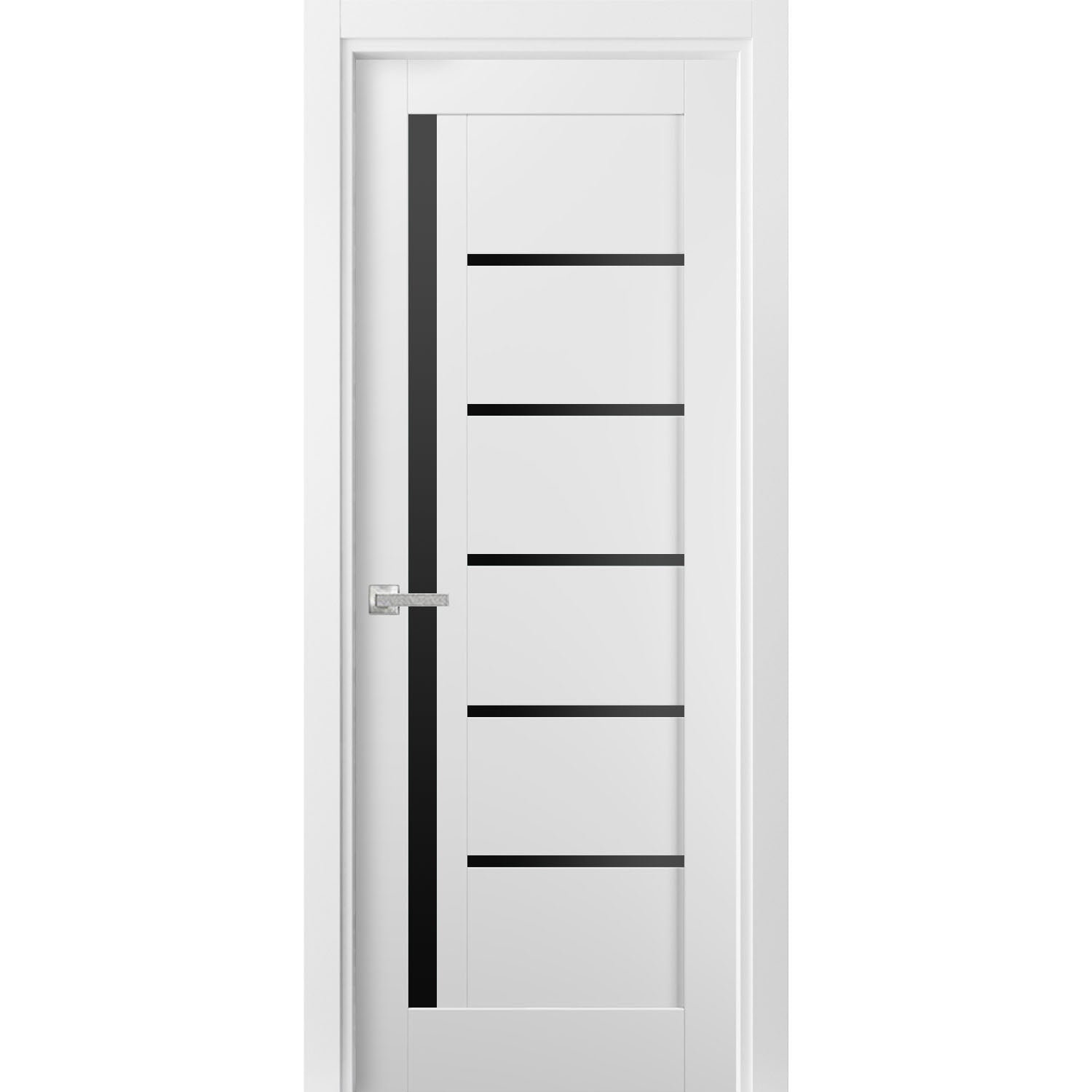 SARTODOORS Paneled Solid Manufactured Wood Unfinished Quadro Standard ...