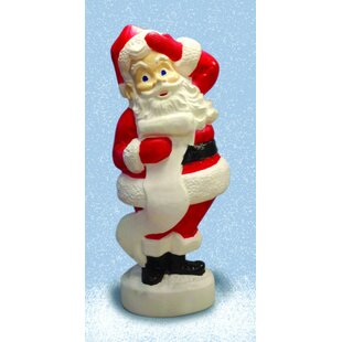 32" Lighted Blowmold Gnome Red Candy Cane Vtg Style Christmas Outdoor Yard Decor 