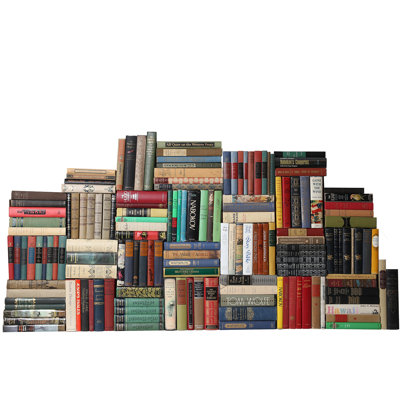 Authentic Decorative Books  Curated Library Curated Vintage World Classics Library Set of 150 Booth  Williams