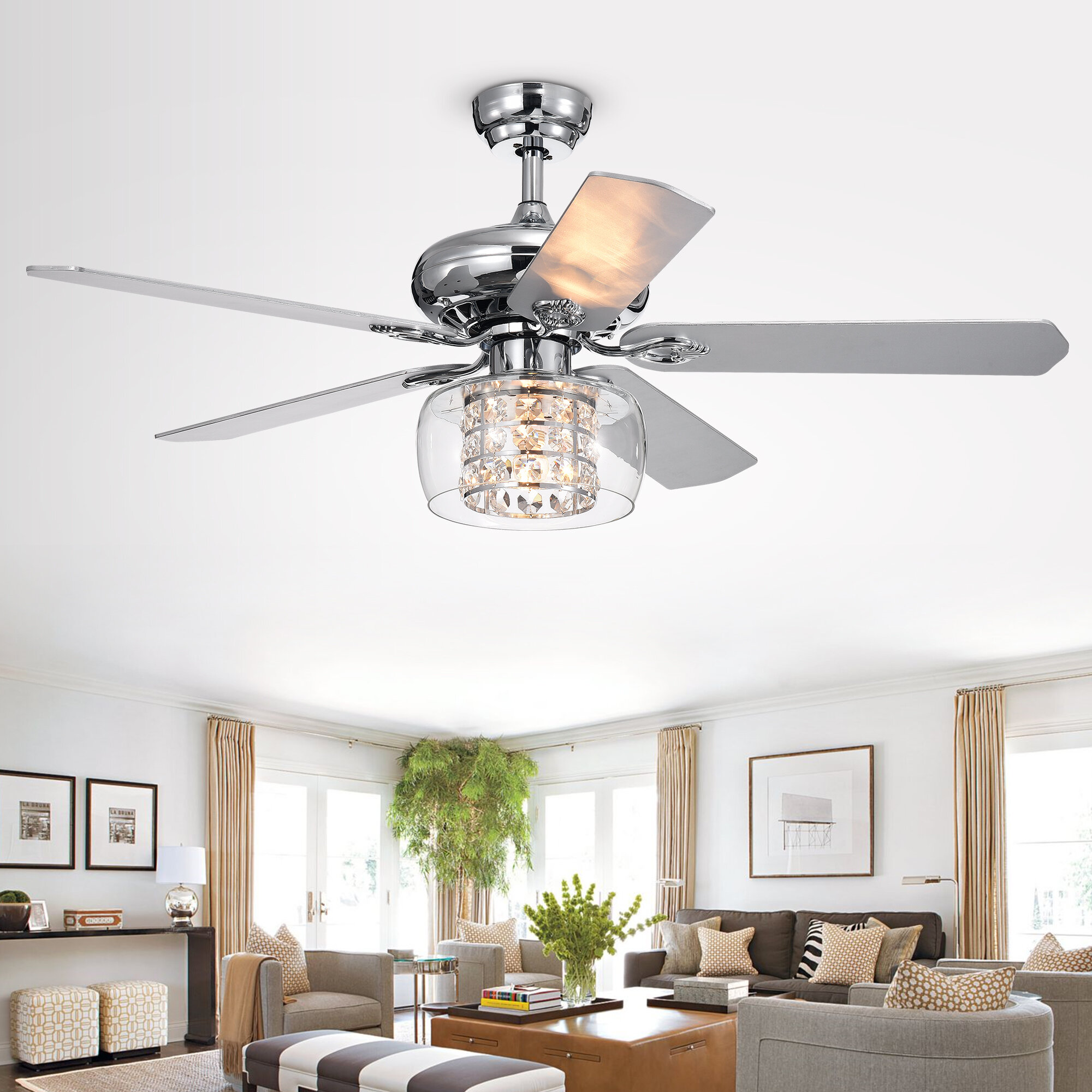 52 Gaines 5 Blade Ceiling Fan With Remote
