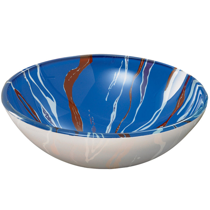 Decolav Translucence Glass Circular Vessel Bathroom Sink Wayfair