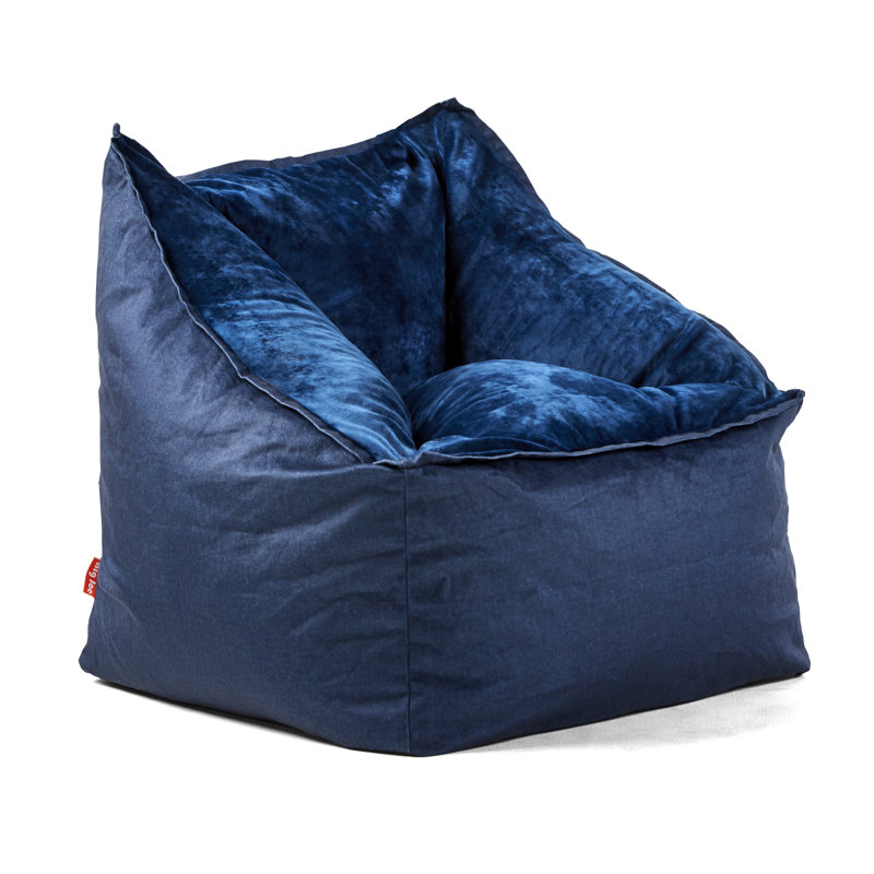 Comfort Research Big Joe Standard Velvet Bean Bag Chair Lounger