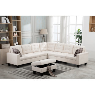 Go to store & view more images Ridgeway Modular Sectional with Ottoman by Ebern Designs