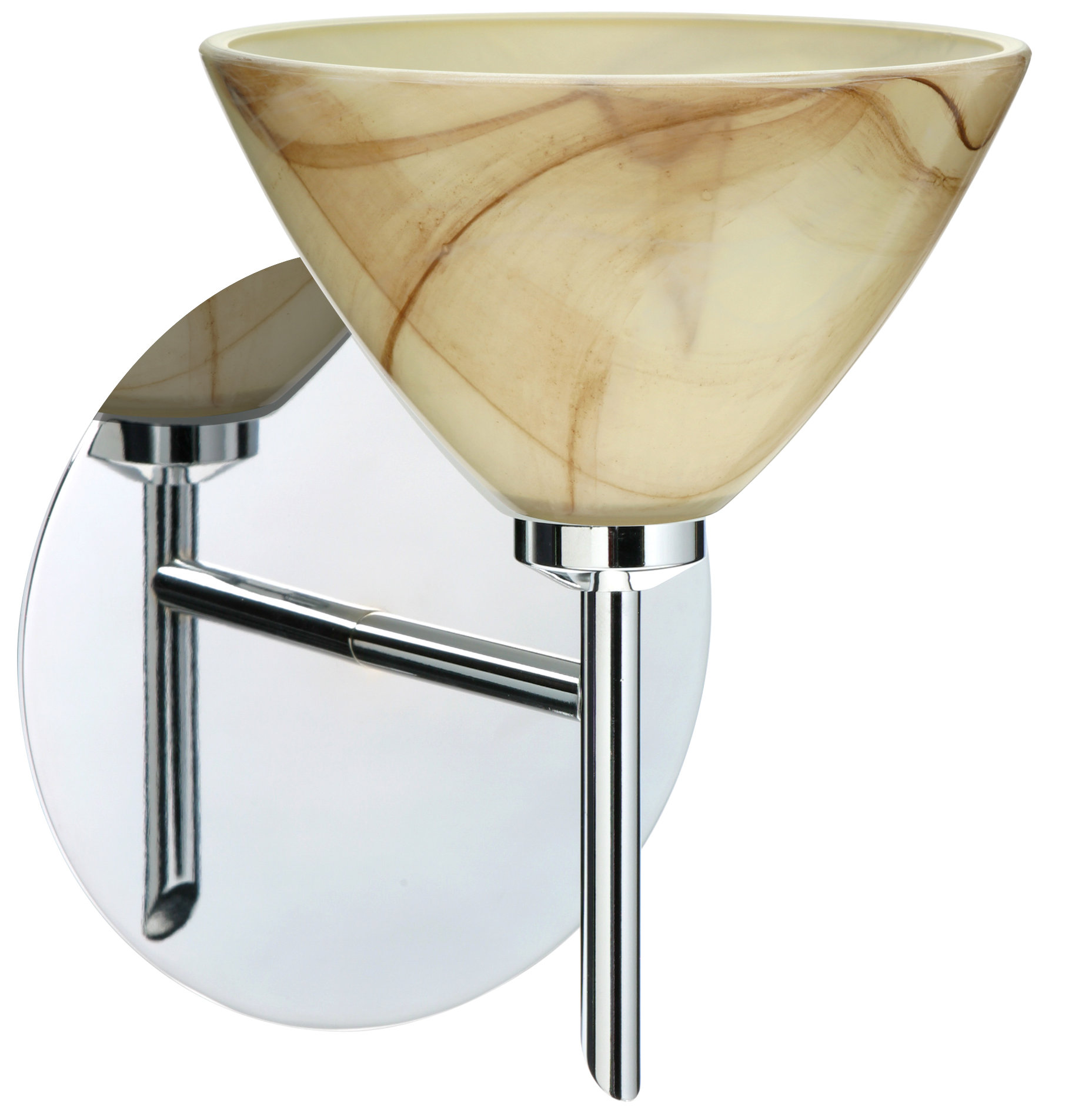 Ebern Designs Pownal 1 Light Armed Sconce