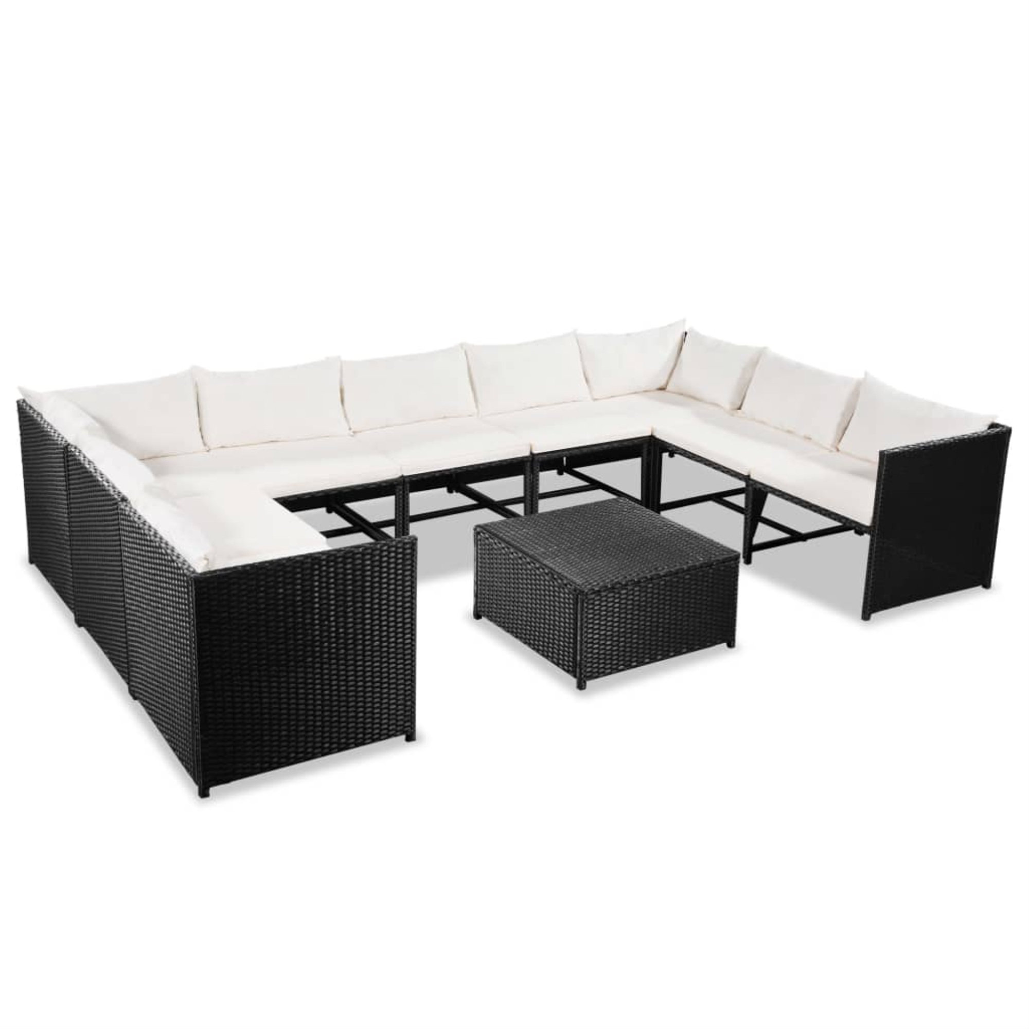 Ivy Bronx Wicker/Rattan 9 Person Seating Group with