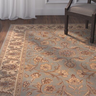 Coar Blue/Ivory Area Rug Astoria Grand Rug Size: Rectangle 9'10