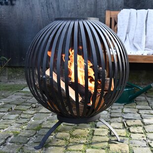 Everts Carbon Steel Wood Burning Fire Pit By Sol 72 Outdoor