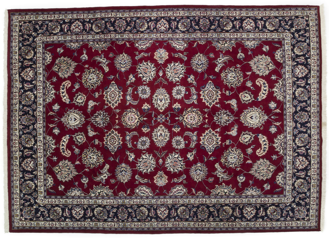 Darya Rugs One Of A Kind Kashan Hand Knotted Red Area Rug Reviews One Of A Kind Kashan Hand Knotted Red Area Rug