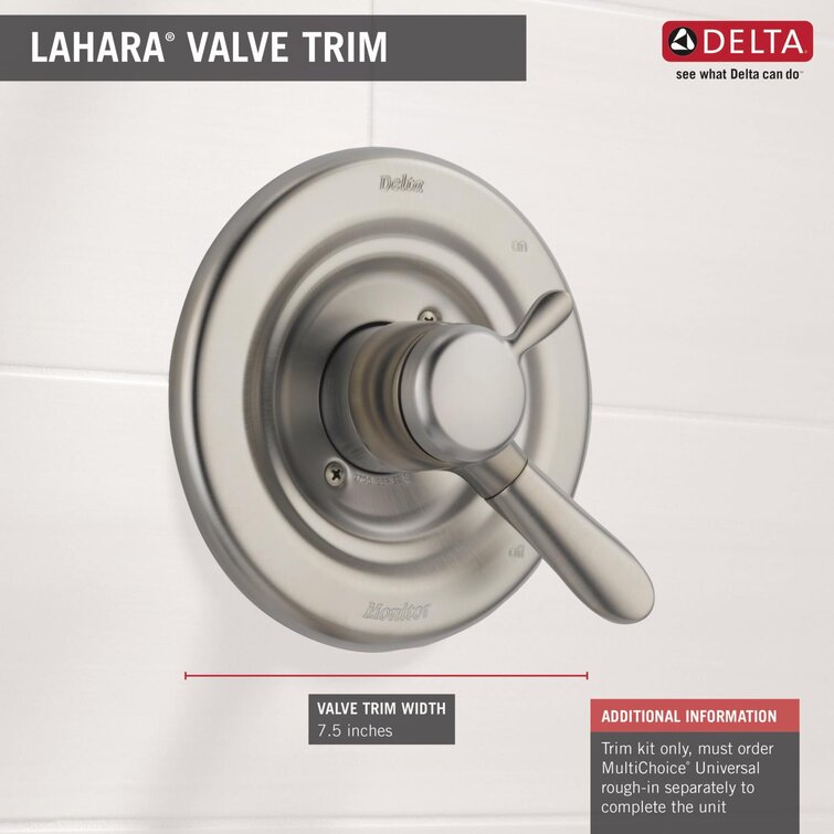 Delta Lahara 1-Handle Shower Valve Trim Kit in Venetian Bronze T17038-RB 