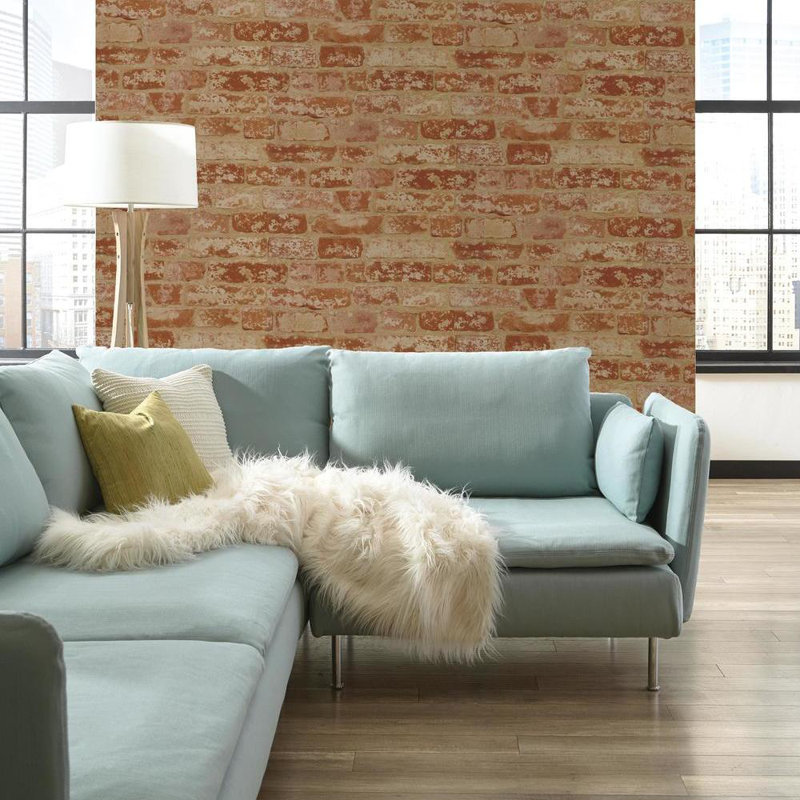 York Wallcoverings Welcome Home Stuccoed Trompe L Oeil 33 X 20 5