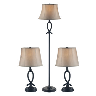 Cardella 3 Piece Table and Floor Lamp review