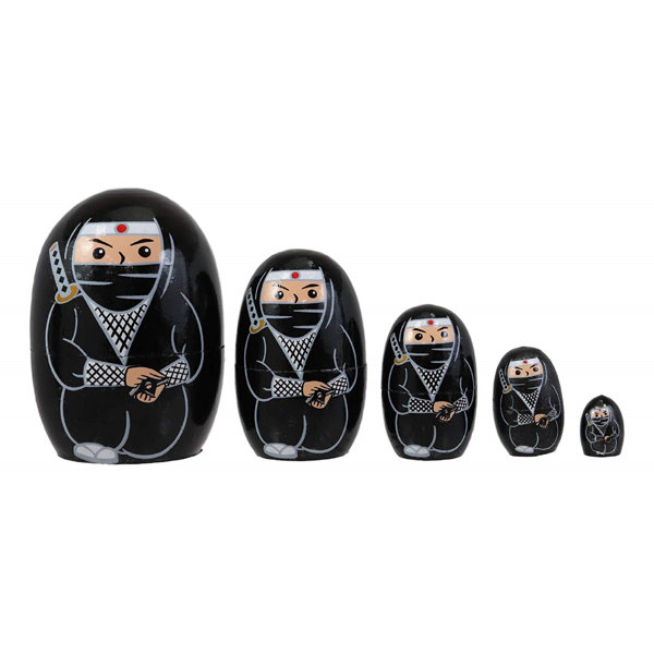 ninja nesting dolls