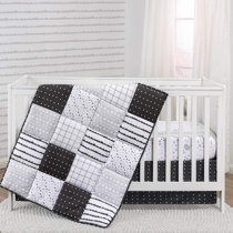 black crib sheet
