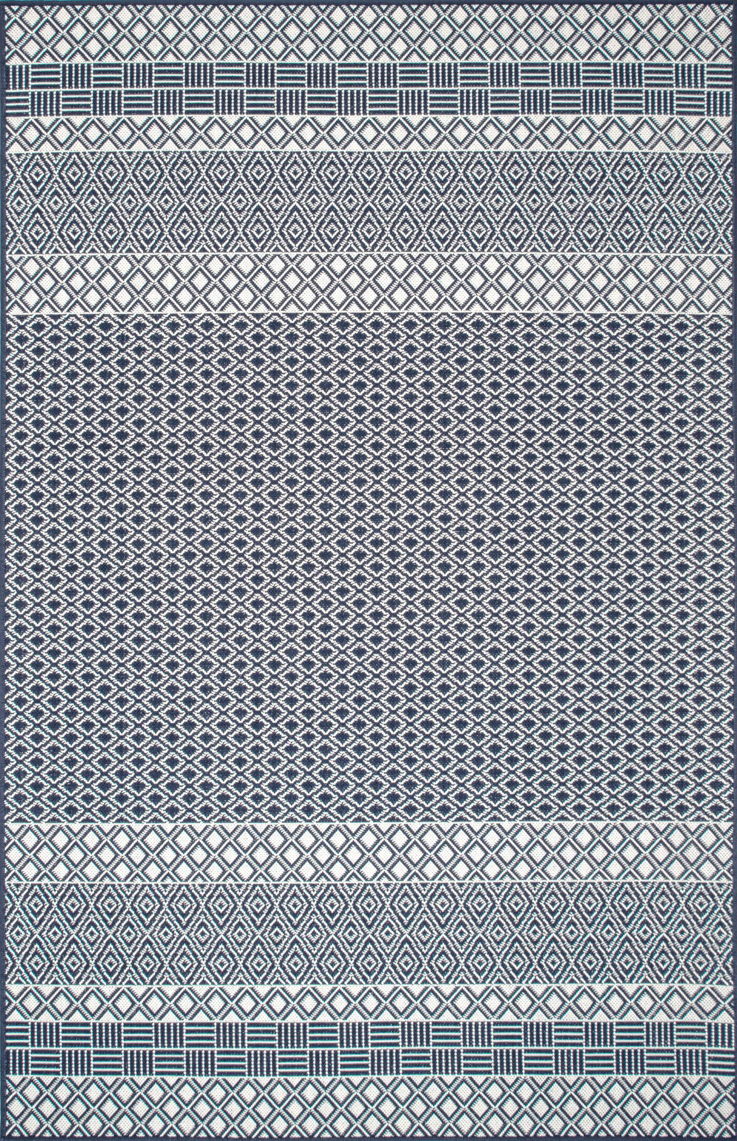 Foundry Select Dail Southwestern Blue Indoor Outdoor Area Rug Wayfair