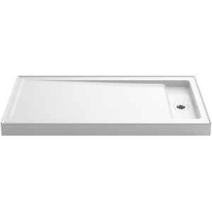 Bellwether Single-Threshold Shower Base with Right Center Drain
