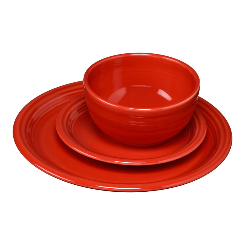 Fiesta Bistro 3 Piece Place Setting Service For 1 Reviews Wayfair