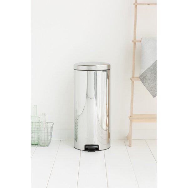 Carry Handle Brabantia Pedal Bin Trash Can Silent Operation Soft Touch Opening 