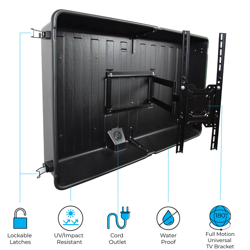 Storm Shell Ss 55 Outdoor Tv Enclosure Wall Mount For 45 55 Screens Reviews Wayfair