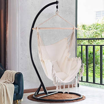 Bayou Breeze Anneliese Swing Hammock With Stand Reviews Wayfair