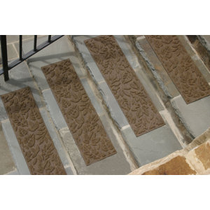 Conway Dark Brown Fall Day Stair Tread (Set of 4)