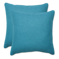 peacock colored pillows