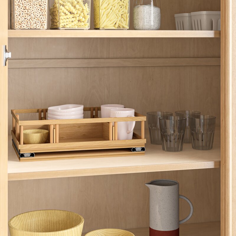 Dotted Line Baron Upper Cabinet Spice Rack Caddy Large Pull Out