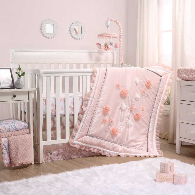 pink nursery bedding sets