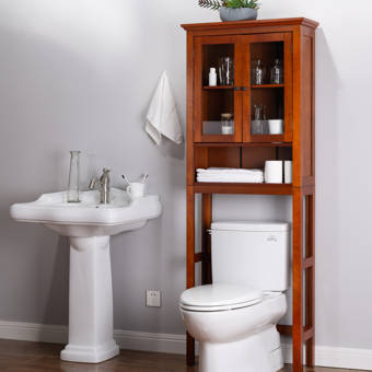 Wrought Studio Kennison 21 06 W X 71 65 H Over The Toilet Reviews Wayfair