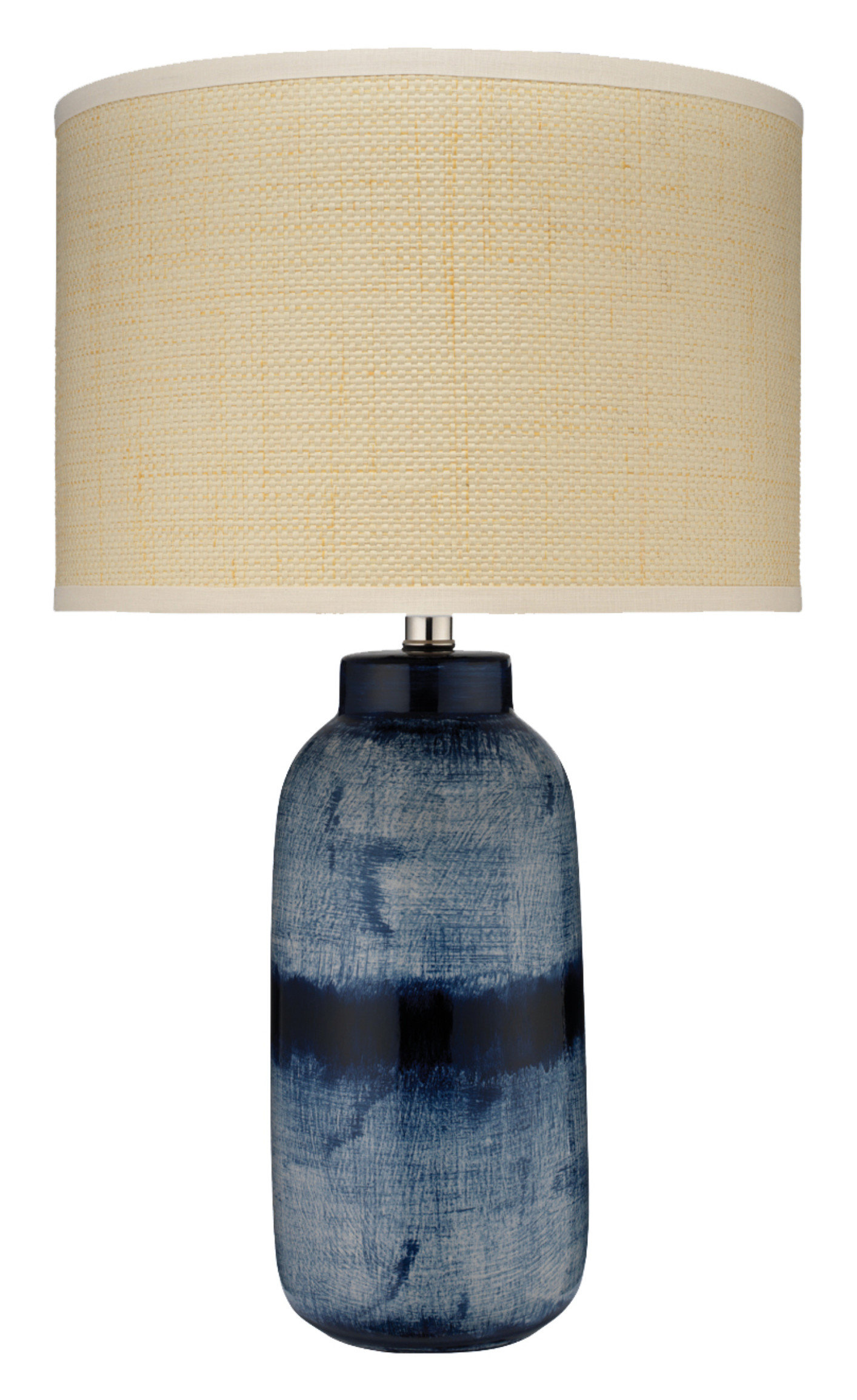 large blue table lamps