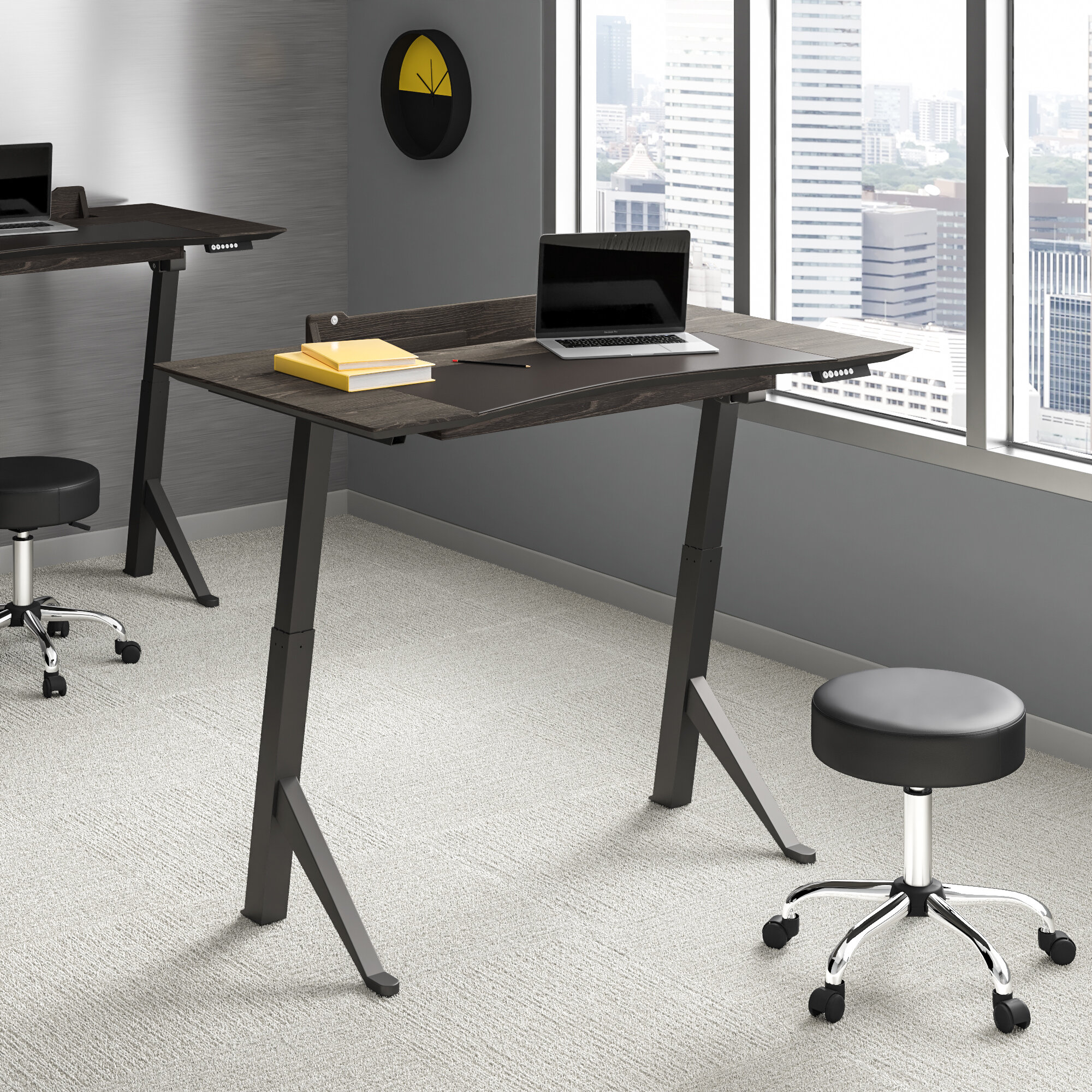Upper Square Francella Adjustable Standing Desk Wayfair Ca