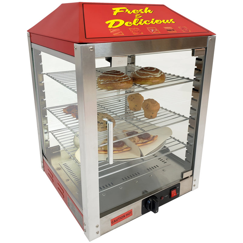 Benchmark Usa Two Door Warmer Merchandiser Countertop Pizza Oven