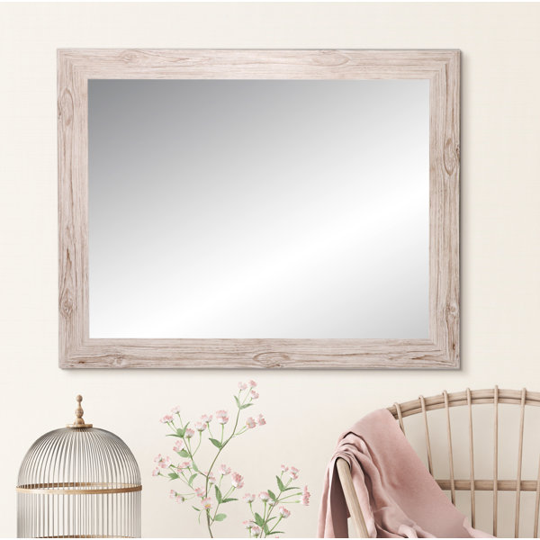 Rustic Shabby Chic Mirrors - Samual Farmhouse Charm Rustic Accent Mirror