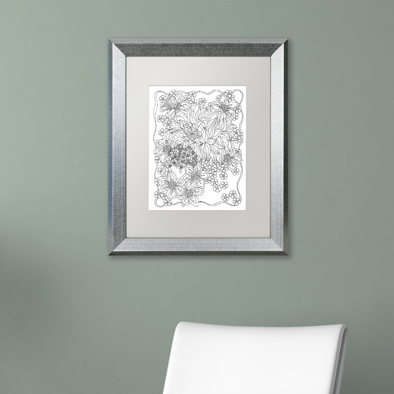 Trademark Art Beauty Framed Graphic Art On Canvas Wayfair