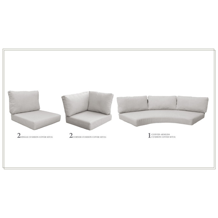 Red Barrel Studio High Back Indoor Outdoor Replacement Cushion Set