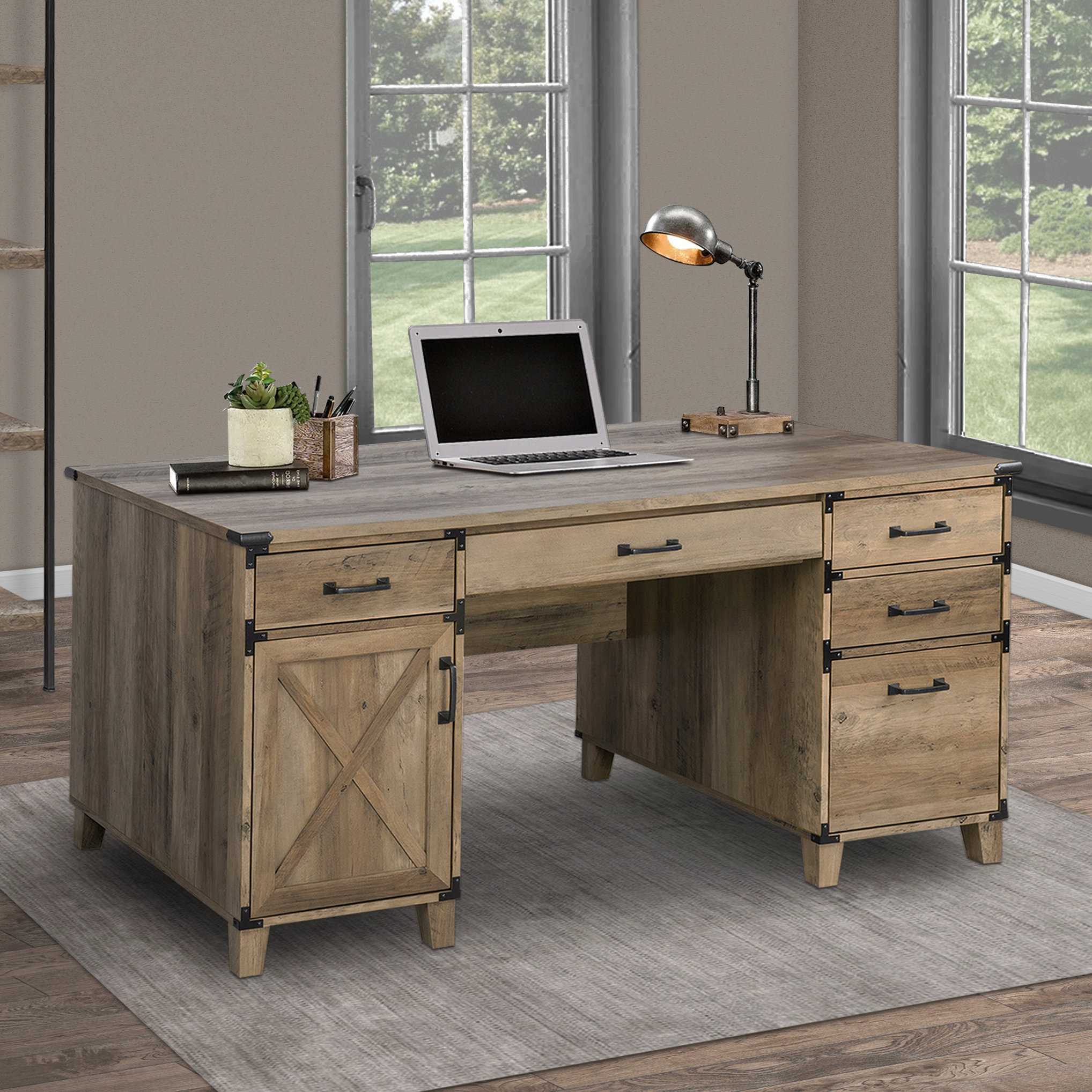 Sand & Stable Ayva Desk & Reviews | Wayfair