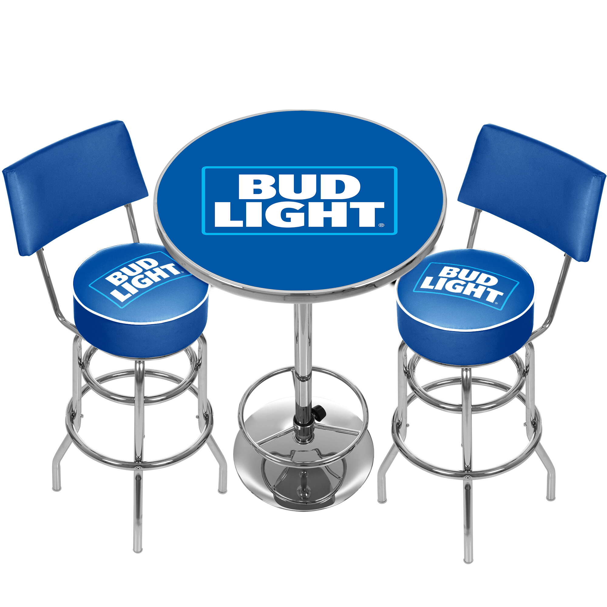 bud light pub table and chairs